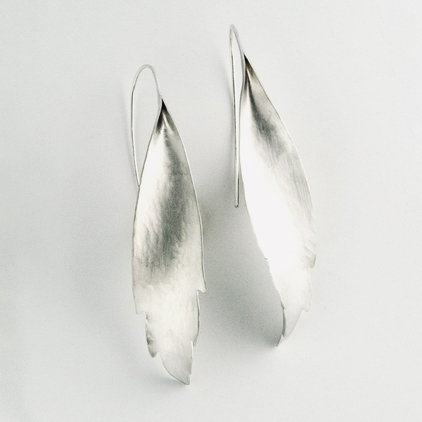 Event image Silver Forged Leaf Earring